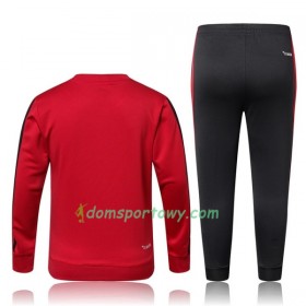 Dziecięcy AC Milan Komplet Bluzy Treningowe 2017-18 Czerwony